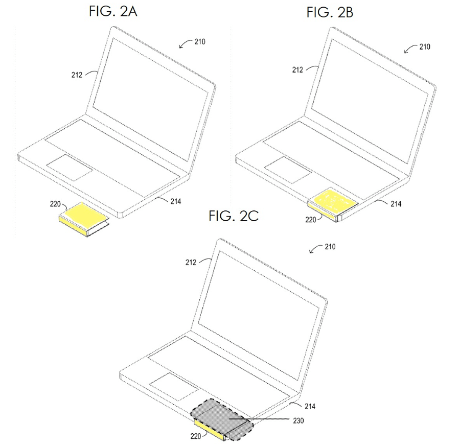 wireless charging laptop dell patent